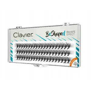 Skropstu pagarinājumi Clavier BeShaped zīda pušķi, B izliekums, 10D viegls apjoms, 13 mm