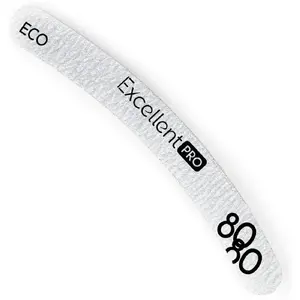 Пилочка для ногтей Cosmetics Zone EXCELLENT PRO Eco зебра банан NF30 зернистость 80/80
