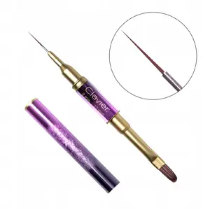 Brush makear dual-ended 2-in-1 for nail art and gel #11