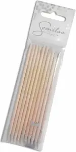 Деревянные палочки для отодвигания кутикулы SEMILAC Diamond Cosmetics — 10 шт., натуральное дерево