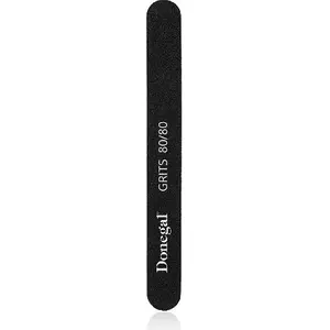 Nail file Donegal 178 mm 80/80 grit — straight professional manicure file