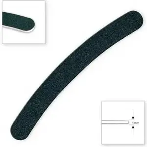 Nail File (banana) TOP CHOICE 74332 – curved emery board for shaping and smoothing nails