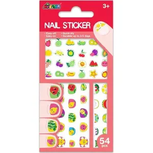 Nail stickers AVENIR 'Owoce' – decorative nail decals for manicure, self-adhesive fruit designs