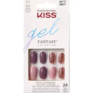 Mākslīgie gēla nagi Kiss KISS Gel Nails No Pressure KGN17 — uzliekami gēla nagi