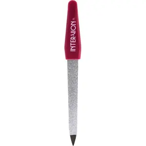 Foot/ Nail File Inter-Vion small sapphire in case — Inter-Vion INTER-VION_Pilnik szafirowy mały w etui