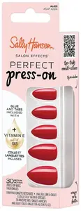 Pašlīmējošie pieaudzējamie nagi Sally Hansen Salon Effects Perfect Press On — Asap Apple, 30 gab.