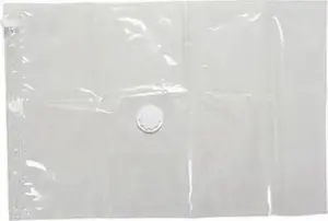 Vacuum storage bag No name 40 x 60 cm transparent — reusable compression bag for clothes and bedding