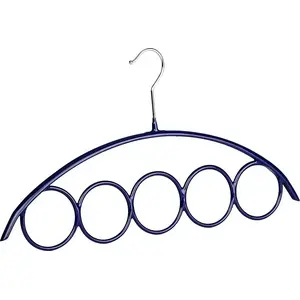 Clothes hanger Wenko 42 x 23 cm blue — compact wall-mounted garment hook