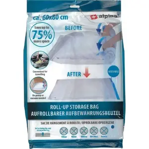Vacuum storage bag for clothes and bedding ALPINA 60×80 cm