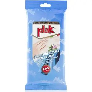Wet Hand Wipes Atas SCPLS-RECE/ALOE — Aloe & Lotus, 24 pcs