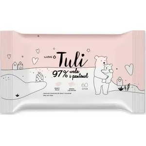 Wet Baby Wipes Luba Tuli with Water and Panthenol 60 pcs