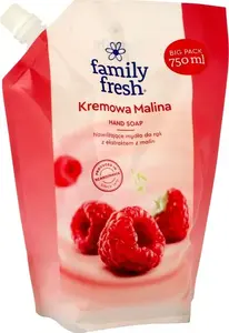 Жидкое мыло для рук Orkla Family Fresh Кремовая малина 750 мл