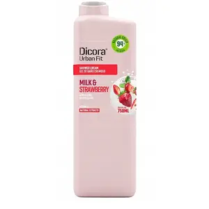 Гель для душа Friendly Organic DISI DICORA 750 мл — Молоко и Клубника