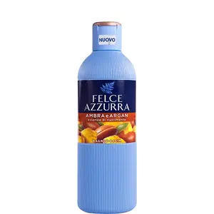 Felce Azzurra Amber & Argan 650 ml Dušas želeja Abiem dzimumiem Korpuss Dzintars, Argāna rieksts