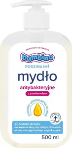 Antibakteriāls šķidrais ziepes Bambino ar pantenolu — Bambino Mydło antybakteryjne z pantenolem