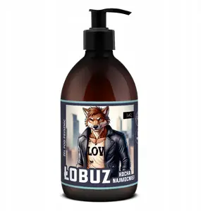 Dušas želeja LaQ Łobuz Kocha Najmocniej 500 ml — vīriešu ķermeņa mazgāšanas līdzeklis, 500 ml