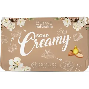 Твердое мыло Barwa Creamy 100 г — мягкое очищающее мыло-кусок