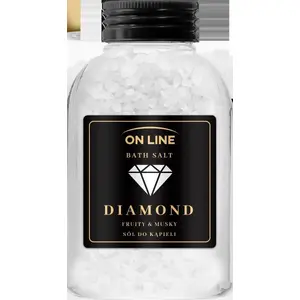 Соль для ванны On Line Diamond — ароматическая соль для ванны, 500 г