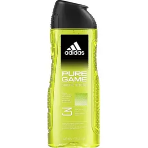 Гель для душа 3-в-1 ADIDAS Pure Game 400 мл — для тела, лица и волос