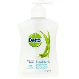 Šķidrās antibakteriālās roku ziepes Dettol 250 ml ar dozatoru — mitrinoša formula