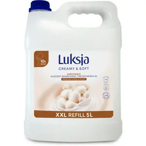 Liquid hand soap LUKSJA cotton refill 5 L