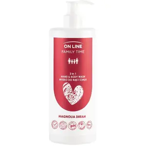 Жидкое мыло для рук и тела On Line Family Time 2‑в‑1 Magnolia Dream 500 мл
