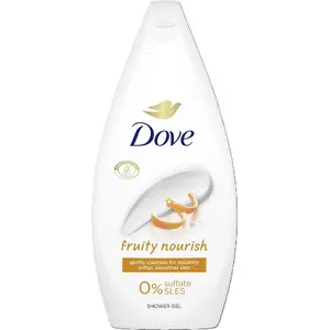 Dušas želeja Dove Fruity Nourish 450 ml - ķermeņa mazgāšanas līdzeklis, 450 ml