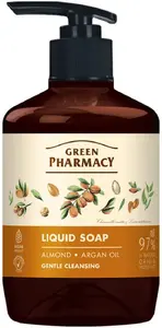 Жидкое мыло Green Pharmacy — миндаль и аргановое масло, 460 мл