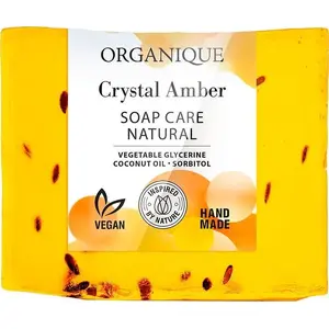 Ziepju bāra Organique Crystal Amber 100 g — kopjošas ziepes, 100 g