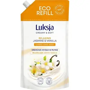 Liquid Hand Soap LUKSJA Creamy & Soft Jasmine & Vanilla refill 900 ml