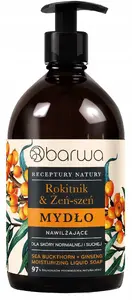 Жидкое увлажняющее мыло Barwa Receptury Natury — Облепиха и Женьшень