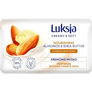 Bar soap Sarantis Luksja Creamy & Soft Almond & Shea Butter 90 g