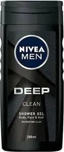 Гель для умывания Nivea Men Deep Clean от Nivea — мужской очищающий гель с глубокой очисткой
