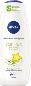 Гель для душа Nivea Soft Care Star Fruit с маслом моной 500 мл