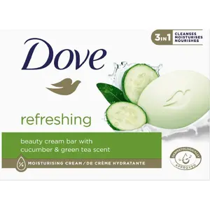 Bar Soap Dove 3in1 Cucumber & Green Tea 90 g — moisturizing cleansing bar