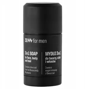 3-in-1 Stick Soap Zew for Men — 85 ml for Face, Body and Hair