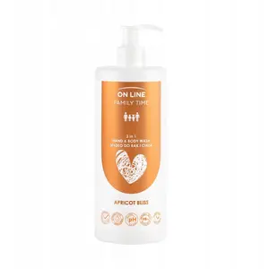 Жидкое мыло для рук и тела On Line Family Time 2в1 Apricot Bliss 500 мл