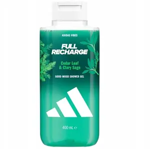 Гель для душа ADIDAS Vibes Fully Recharge 400 мл — средство для ежедневного очищения тела