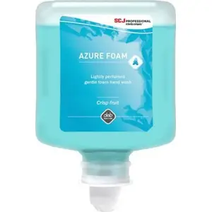 Putojamā roku ziepes papildinājums 1000 ml, deb AZURE — uzpilde dozatoram