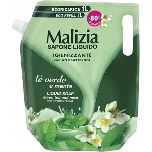 Šķidrās ziepes rokas papildinājums Malizia Zaļā tēja 1 l