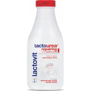Vannas želeja Lactovit LactoUrea Repairing 500 ml — atjaunojoša ķermeņa mazgāšanas želeja ar urea