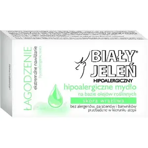 Cietā ziepe Biały Jeleń Mydło w kostce Łagodzenie 85 g — Biały Jeleń