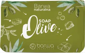 Мыло в бруске Barwa Olive 100 г — твердое мыло с оливковым маслом, 100 г