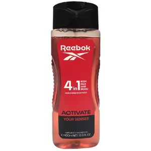 Dušas želeja REEBOK Activate Your Senses 4in1 vīriešiem 400 ml