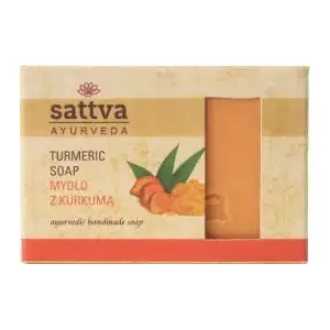 Твёрдое мыло для тела Sattva с куркумой 125 г - Sattva MYDŁO W KOSTCE DO CIAŁA KURKUMA 125 g