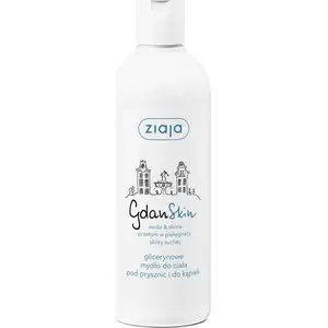 Liquid glycerin body soap for shower and bath Ziaja GdanSkin 300 ml