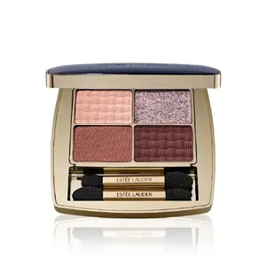 Estée Lauder Pure Color Luxe Eyeshadow Quad тени 4 g Pow Brunch Атласный, Мерцание, Матовый