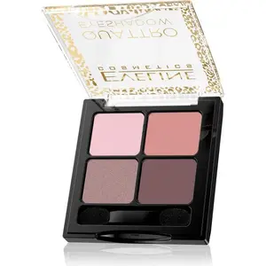 Eyeshadow palette Eveline Quattro Paletka 4 shades 5.2 g compact palette