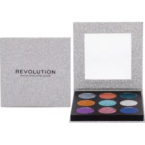 Pressed Glitter Palette Makeup Revolution Illusion by Makeup Revolution — compact eyeshadow/glitter shades