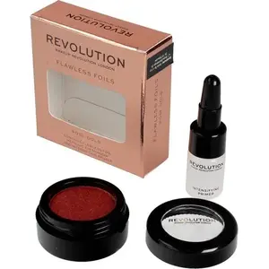 Металлические тени с праймером Makeup Revolution Flawless Foils Rose Gold